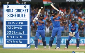 india cricket schedule​ at Betmygame featured image